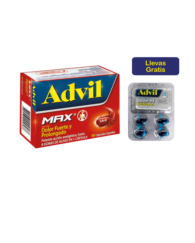 ADVIL MAX X 40 GTS 4 ADVIL GRIPA