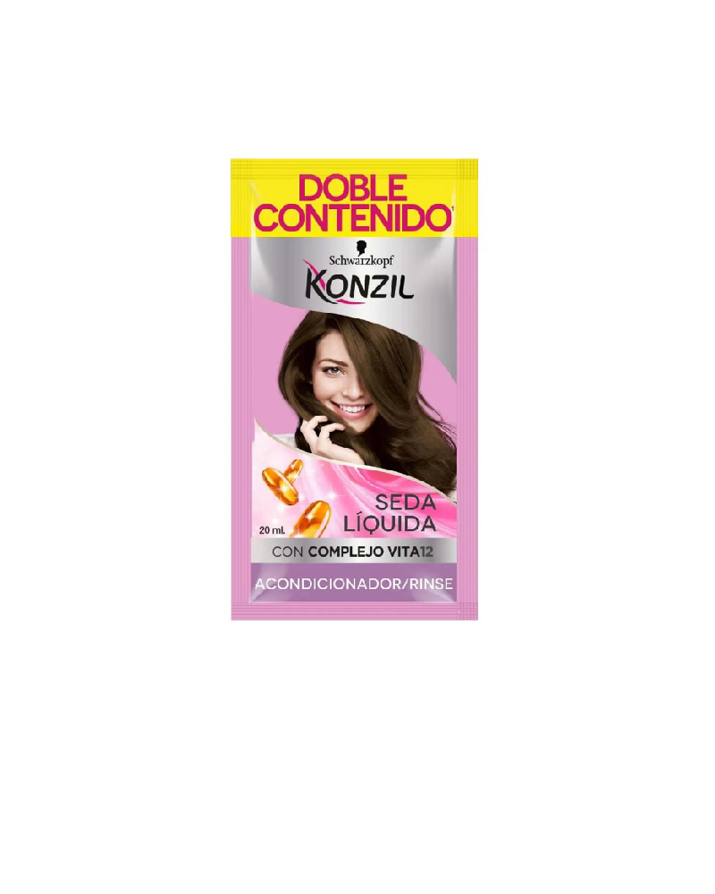KONZIL ACONDICIONADOR ROSADO SACHET X18
