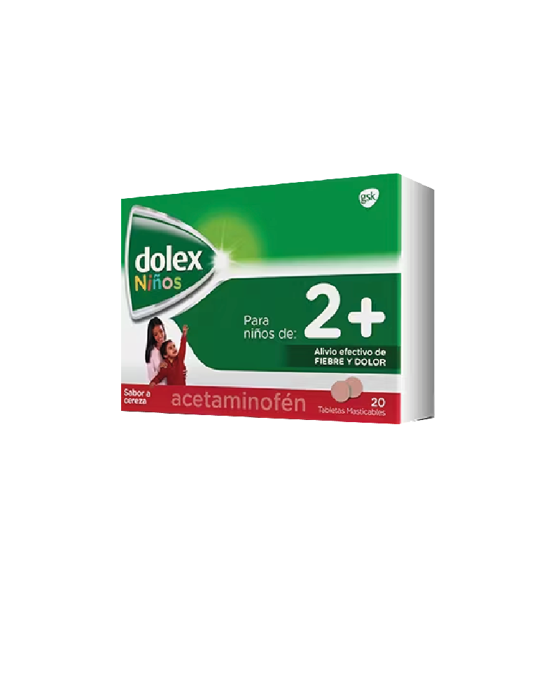 DOLEX NIÑOS (2+) TABLETAS X20