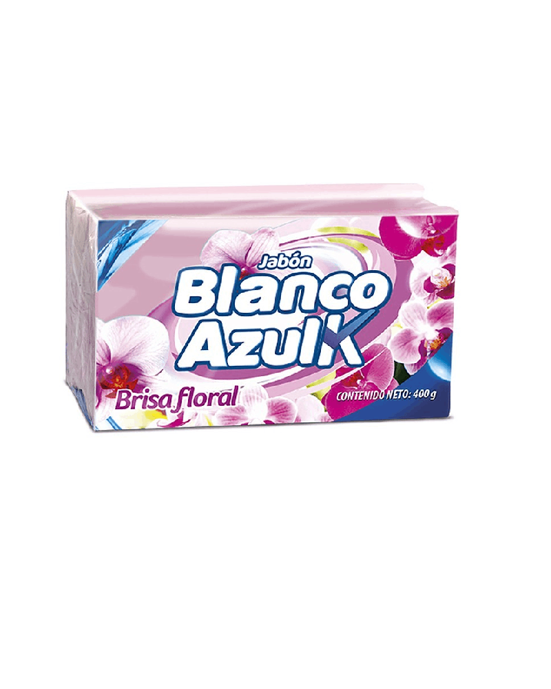 Jabón En Barra De Lavar Blanco AzulK Brisa Floral X400G
