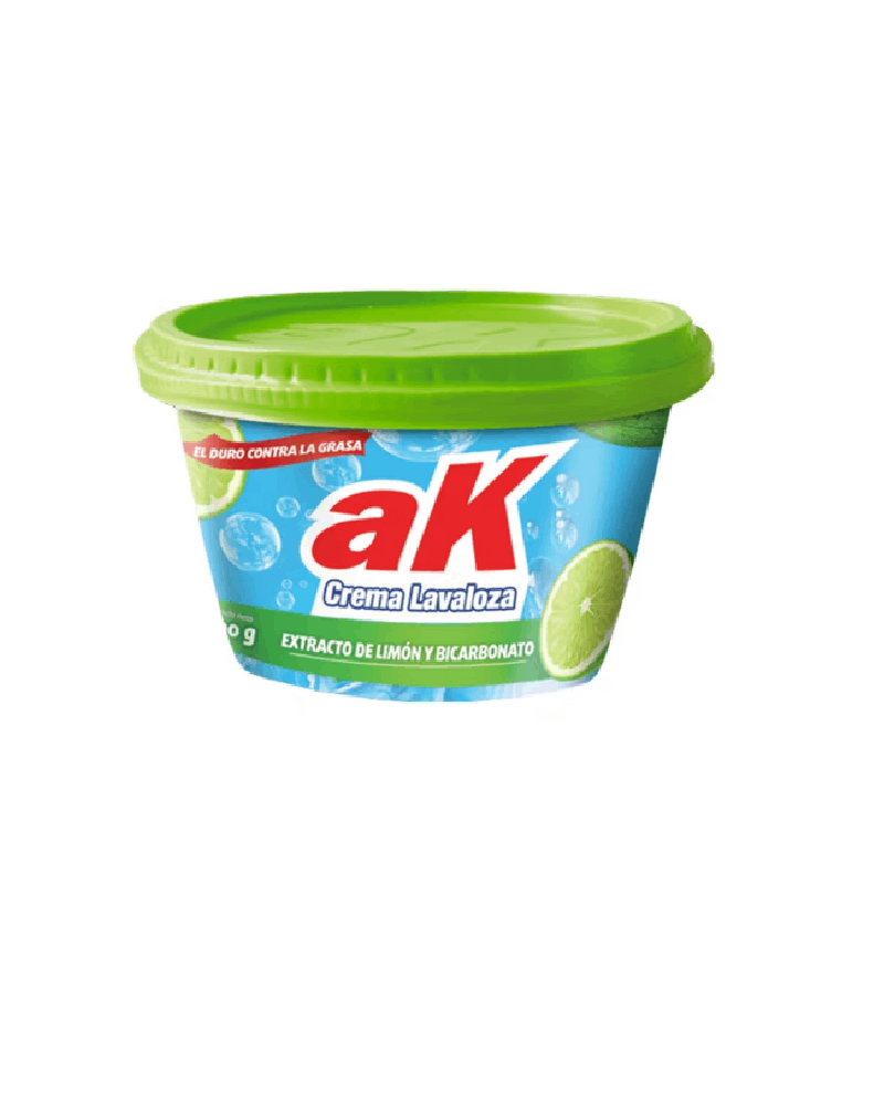 Lava Loza en Crema Ak Limón y Bicarbonato 900 g